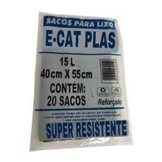 Saco De Lixo 15 Litros 20 Unidades