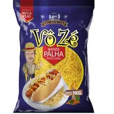 Batata Palha Sequinha Tio Zé Pacote com 2kg 1kg, 500g