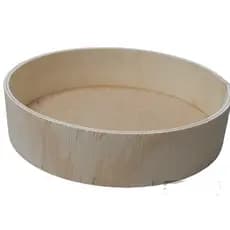 Bandeja Redonda chapa flexível fundo mdf - 25x6