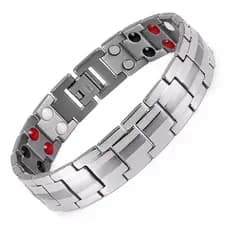 Pulseira Magnética Original De Aço Inox