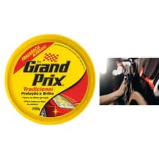 Cera em Pasta Tradicional Lata 200g Grand Prix 1 unidade - Cera Automotiva Auto Brilho Proteção UV