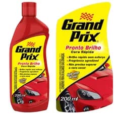 Cera Liquida 200ml Grand Prix 1 unidade - Cera Cristalizadora Automotiva Carro Proteje a Pintura