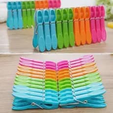 Prendedor Plastico Para Alimento Roupa Pacote C/24 pcs-PARAMOUNT