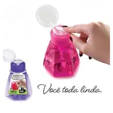 1/2/3 pcs PORTA ACETONA  VOCE TODA LINDA 180Ml DOSADOR ECONOMICO PRATICIDADE E QUALIDADE MANICURE E PEDICURE