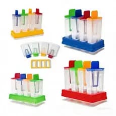 Kit Forma Sorvete Picolé Com Suporte C/04 Promoção
