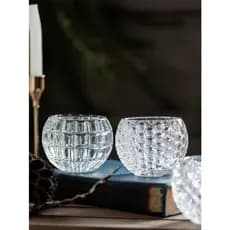 Castiçal De Vidro Porta Vela Decorativo Porta Vela