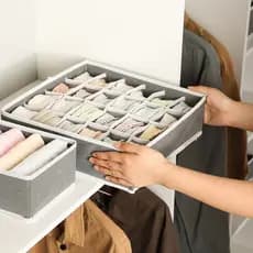 organizador de gavetas 24 / 7 /6 para sutia /roupas/meia TNT REFORCADO DOBRAVEL