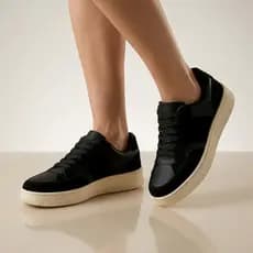Tênis Casual Feminino Estiloso Sola Alta Moda Lançamento Confortável Envio Imediato
