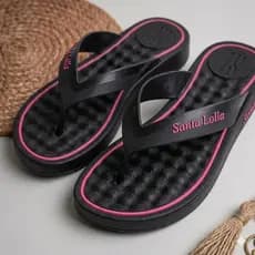 Chinelo Ortopédico Moda Feminina Massageador Esporão Macio Amortecedor Fascite Plantar Sandália Idoso Dor Pé Calcanhar