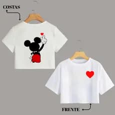 Camiseta Feminina Cropped Básica Algodão De Qualidade Exclusivo Tendência Blogueira Moda