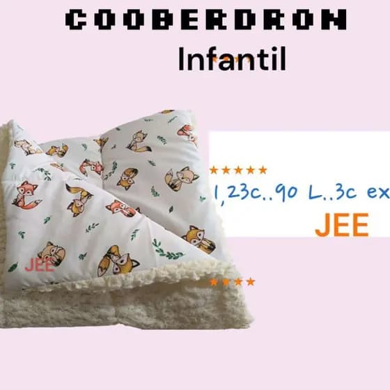 COOBERDRON REVESTIDO COM MANTAe SERPA SUPER FOFO VÁRIAS ESTAMPAS