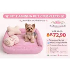 KIT PET CAMA+MANTA+OSSO