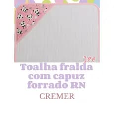 Toalha Fralda com Capuz  perfeita para recém-nascido! Tecido super macio que cuida da pele do bebê 💗🍼