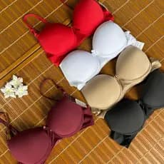 Sutiã Feminino Básico com Bojo Confortável Sustentação e Ajuste Perfeito para o Dia a Dia