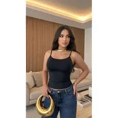 Blusa Regata Alcinha Casual Verão Confortável Suplex Poliamida Com Forro