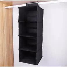 Organizador Multiuso Suspenso 4 divisórias Armário Guarda Roupa - Envio Imediato!