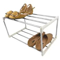 Sapateira 4 Pares Multiuso Organizador 2 Andares Para Calçados - Envio Imediato!