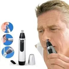 Aparador de pelos nariz e orelha facial portátil elétrico com escova de limpeza MINI TIRA PELO NARIZ  Máquina De Tirar Pelos - Nariz envio imediato