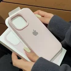 Silicone De Flor De Cerejeira Estojo Macio Líquido Rosa Sólido Para iPhone 15 14 13 12 11 Costas Da Anti-Queda