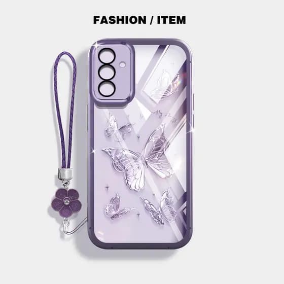 Capa De Telefone Estilo YBD INS Para Samsung Galaxy A56 A26 A36 A16 A55 A35 A13 A04S A05S A14 A15 A24 A25 A34 A54 4G 5G