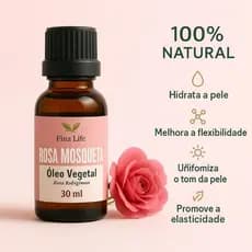 Oleo vegetal rosa mosqueta - rosa rubiginosa 30ml 100% puro fina life TIRA MANCHAS