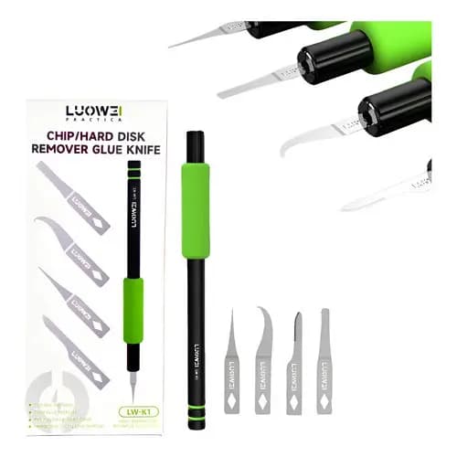 Bisturi Com Kit De Lâminas Bisturi Luowei Kit 04 Lâminas Profissional