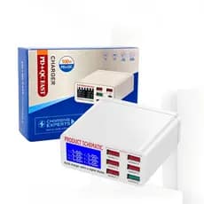 Carregador Inteligente 6 Portas Usb Fast Charger Quick 3.0 Profissional