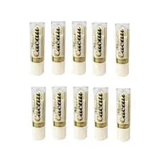 Kit 10 Manteigas de Cacau Mais Cacau Protetor Labial de Cacau Hidratante Labial
