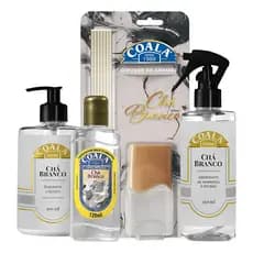 Kit Completo Coala Home Difusor de Ambiente Chá Branco