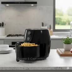 Fritadeira Eletrica Air Fryer Sem Oleo Cairo Unitermi 4,8L 1500W Grande Antiaderente 220V Cozinha Saudavel