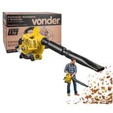 Soprador E Aspirador De Folhas 26cc Gasolina Profissional 2t