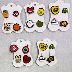 kit 3  Pins Broches decorativo metal para Mochilas Bolsas Calças Chapéus Estojo divertidos