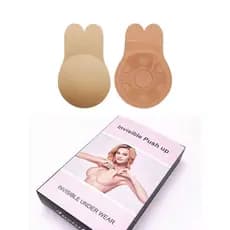 Kit 2/4/6 Par bege Sutiã Adesivo Levanta Seio Invisible Pushup tipo Orelha De Coelho