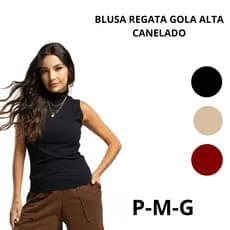 Regata modal regata canelada feminina blusa canelada gola alta camiseta básica blusa cacharrel