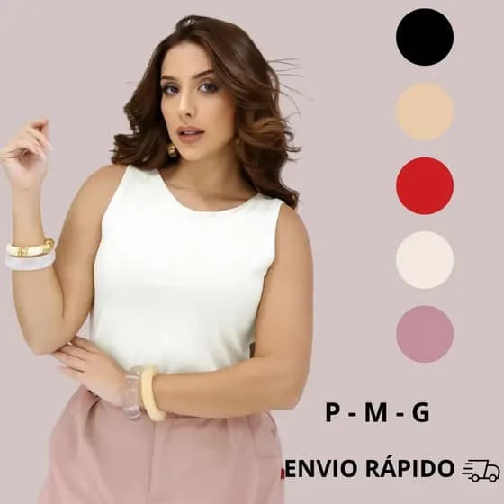 blusa de regata blusa canelada blusa verão blusa dia dia blusa tendência blusa canelada blusa feminina
