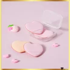 DAISO KOREA Lovely Series – Conjunto De 4 Sopros De Ar Com Coração E Dedo Estojo