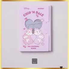 [Daiso Korea] Papel De Controle De Óleo Da Disney Chip 60 Folhas | Absorvente De Bolso Fofo