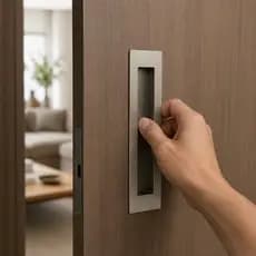 Puxador Estilo Concha  Aço Inox 25cm ou 15cm para Porta de Correr Gaveta Slim Cores Resistente.