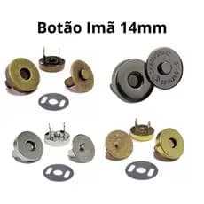 kit 20 un Botão Magnético imã 14mm pequeno prata dourado grafite ouro velho 20 pares para Bolsas carteiras