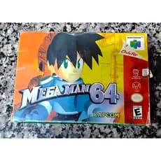 Mega Man 64 - Com Manual E Caixa De Papelão Intactos