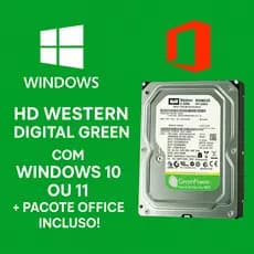 🖥️ HD 500GB (WD/Samsung/Seagate) + Windows 10/11 + Pacote Office Completo 🖥️