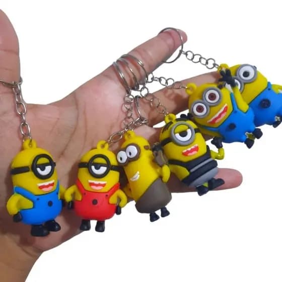 🟡 Chaveiro dos Minions – Diversão que Vai com Você! 🍌