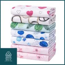 Kit 6 Fronhas Sortidas Estampadas em Malha 100% Algodão - Bavatex - 50cm x 70cm