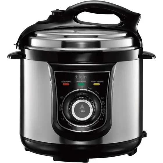 Panela de Pressão Elétrica 4 Litros  Inox 840w Elgin 127v