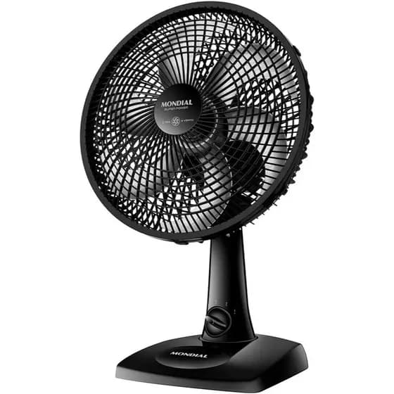 Ventilador de Mesa 30cm Super Power Preto, 60W  VSP-30-B Mondial