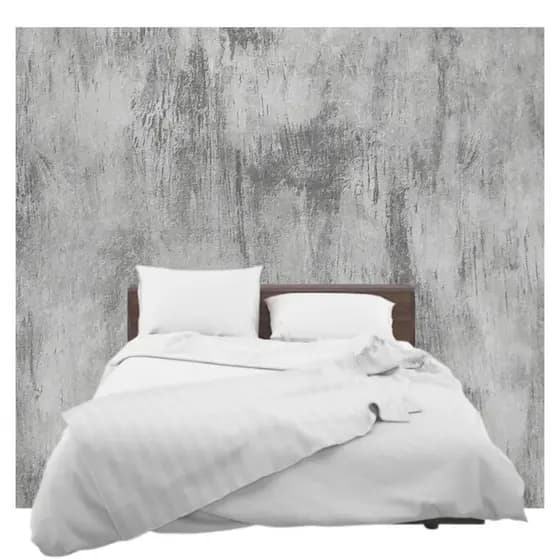 Papel De Parede Adesivo Cimento Queimado 5m Para Quarto Cozinha e Sala Moderno 5 metros x 0,45 cm