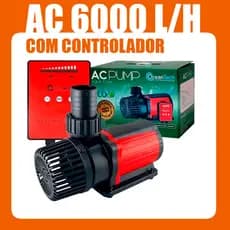 Bomba Para Lago E Fontes Ocean Tech Ac-6000 C/ Controle Vazão