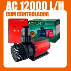 Bomba Submersa Para Lago Ocean Tech Ac-12000 L/h Com Controlador