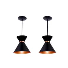 kit 2 luxo pendente Envio rapido Textura Premium Aluminio Area  gourmet Cozinha americana Varanda