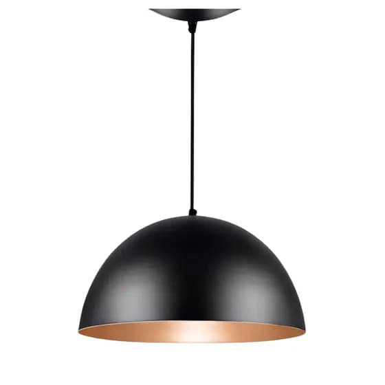 Pendente Retro Meia Lua 30cm Kit1 Aluminio Vintage Regulável Cabo 1m Casa Sala Cozinha Teto Elegante